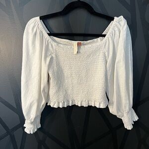 Pilcro from Anthropologie boho crop